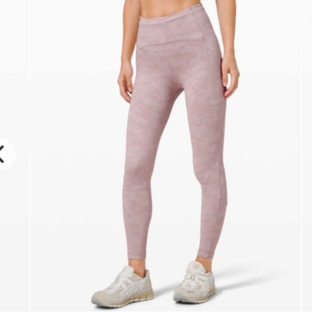 Lululemon Swift Speed High Rise Tight Heritage Camo Jacquard Silky